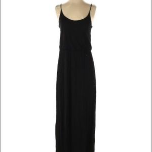 Casual Black Maxi Dress